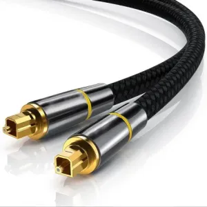 MG Fiber Toslink avdio optični kabel SPDIF 2m, črna #145834