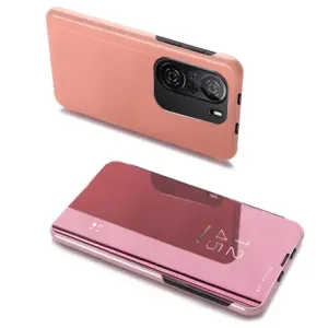 MG Clear View knjižni ovitek za Xiaomi Redmi K40 / Poco F3, roza #139931