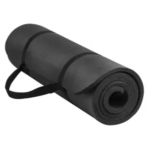 MG Gymnastic Yoga Premium protidrsna podloga za vadbo  10mm + ovitek, črna #145811
