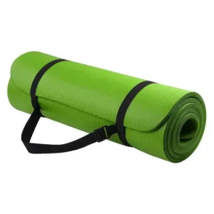 MG Gymnastic Yoga Premium protidrsna podloga za vadbo  10mm + ovitek, zelena