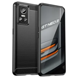 MG Carbon Case Flexible silikonski ovitek za Realme GT Neo 3, črna