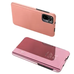 MG Clear View knjižni ovitek za Xiaomi Redmi Note 10 5G / Poco M3 Pro, roza