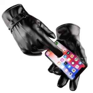 MG Winter moške rokavice  za zaslone na dotik (M), črna