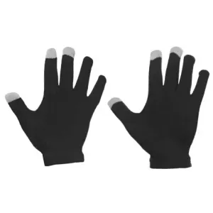 MG winter rokavice za zaslone za dotik, črna