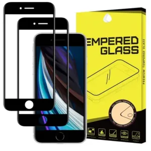 MG Full Glue Super Tough 2x zaščitno steklo za iPhone 7/8/SE 2020/6/6s, črna #145910