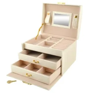 MG Jewelery Box škatla za nakit, béžová #140615