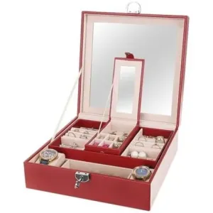 MG Jewelery Box škatla za nakit, červená #140626
