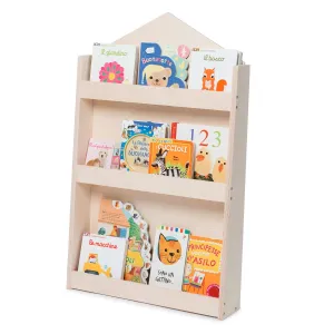 Mobli Dotty, Natural Haus, otroška knjižna polica, Montessori, multiplex, 60 × 95 × 13 cm #4235