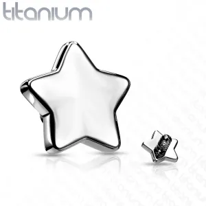 Nadomestni del za vsadek iz titana, zvezda 3 mm, širina 1.2 mm