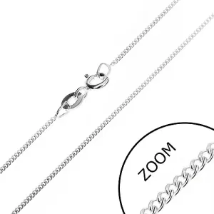 Elegantna verižica iz srebra 925 - gosti obročki, 1,2 mm