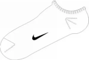 nogavice Nike gleženj femme Pink SX1430-152