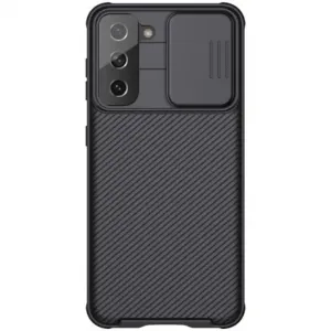 Nillkin CamShield silikonski ovitek za Samsung Galaxy S21 5G, črna #141189