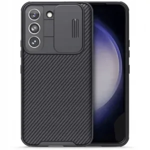 Nillkin CamShield ovitek za Samsung Galaxy S23, črna #141221