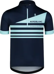 Moško kolesarjenje majica Nordblanc Izgubljeno modra NBSMF7432_MOB