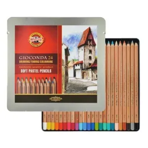 Komplet suhih pastelov v svinčniku KOH-I-NOOR-24 kosov (Kreda)