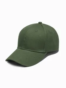 Enostavna zelena kapa s šiltom H086