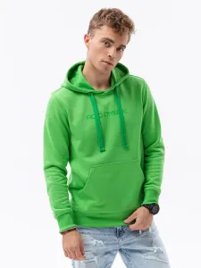 Stilski zelen pulover z napisom B1351