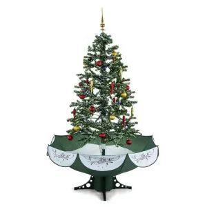 OneConcept Everwhite-BK 180cm zeleno božično drevo simulacija snega