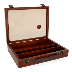 Leseni kovček za barve Renesans 32x23.5x6 cm (Prazen kovček za)