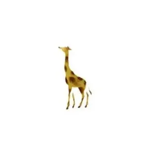 Samolepilna šablona Žirafa 7x10 cm