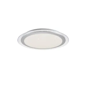 Stropna svetilka bela z LED z daljinskim upravljalnikom - Meidan #160400