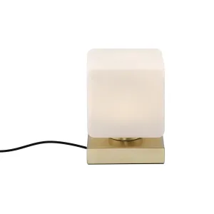 Namizna svetilka iz medenine z LED zatemnitvijo na dotik - Jano