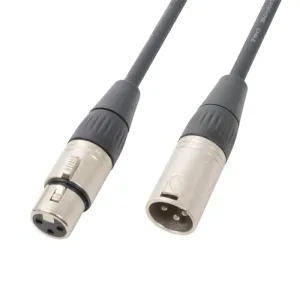 PD Connex DMX-Moški - ženski kabel, poli 3, XLR vtičnica, 120 Ohmov, 3 m