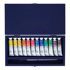 Profesionalne akvarelne barve White Nights v leseni škatli 12 x 10 ml ()
