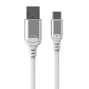 Proda Leiyin PD-B14a kabel USB / USB-C 2.1A 1m, bela