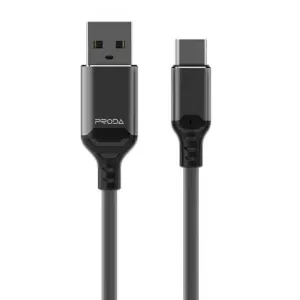 Proda Leiyin PD-B14a kabel USB / USB-C 2.1A 1m, črna #141282