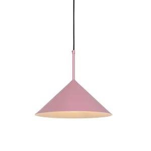 Dizajnerska viseča svetilka roza - Triangolo