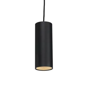 Dizajn viseča svetilka črna - Tubo