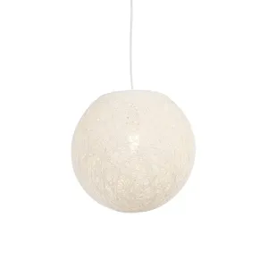 Državna viseča svetilka bela 35 cm - Corda
