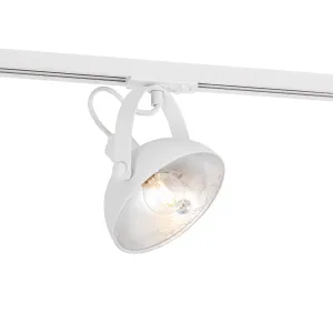 Industrijski tračni reflektor bel s srebrno notranjostjo - Magnax