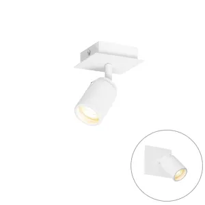 Moderna kopalniška svetilka bel kvadrat IP44 - Ducha