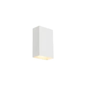 Moderna stenska svetilka bela - Otan S