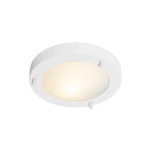 Moderna stropna svetilka bela 18 cm IP44 - Yuma