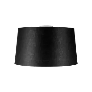 Moderna stropna svetilka bela s črno senco 45 cm - Combi
