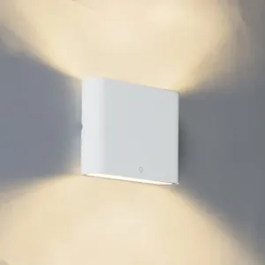 Moderna zunanja stenska svetilka 11,5 cm vklj. LED - Batt