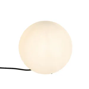 Moderna zunanja svetilka bela 25 cm IP65 - Nura