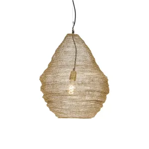 Orientalska viseča svetilka zlata 45 cm - Nidum