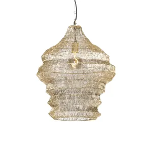 Orientalska viseča svetilka zlata 45 cm x 60 cm - Vadi
