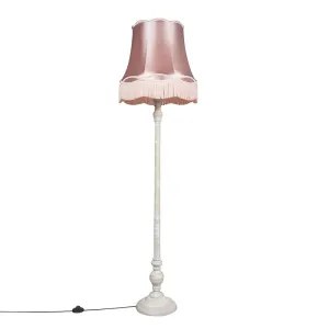 Retro talna svetilka siva z roza odtenkom Granny - Classico