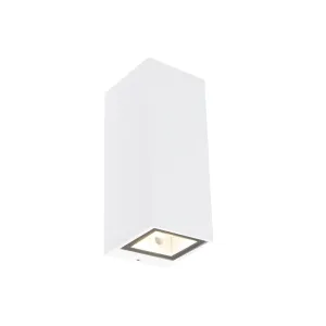 Sodobna stenska svetilka bela GU10 AR70 IP54 - Baleno II