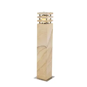 Sodobna stoječa zunanja svetilka peščenjak 70 cm - Grumpy