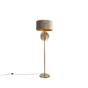 Vintage talna svetilka zlata z žametnim odtenkom 50 cm - Botanica