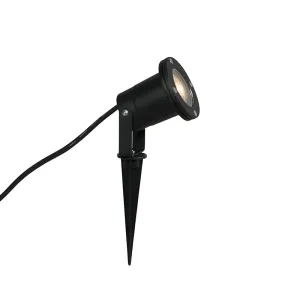 Vrtna svetilka črna vključno s kablom in vtičem 230 cm IP65 - Basic