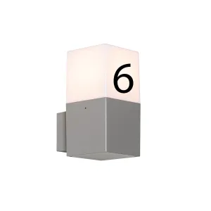 Zunanja stenska svetilka s hišno številko - Danska