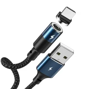 Remax Zigie magnetni kabel USB / Micro USB 3A 1.2m, črna #141342