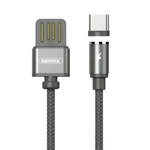 Remax Gravity RC-095a magnetni USB / USB Type C kabel 1M 2.1A Črna #141349